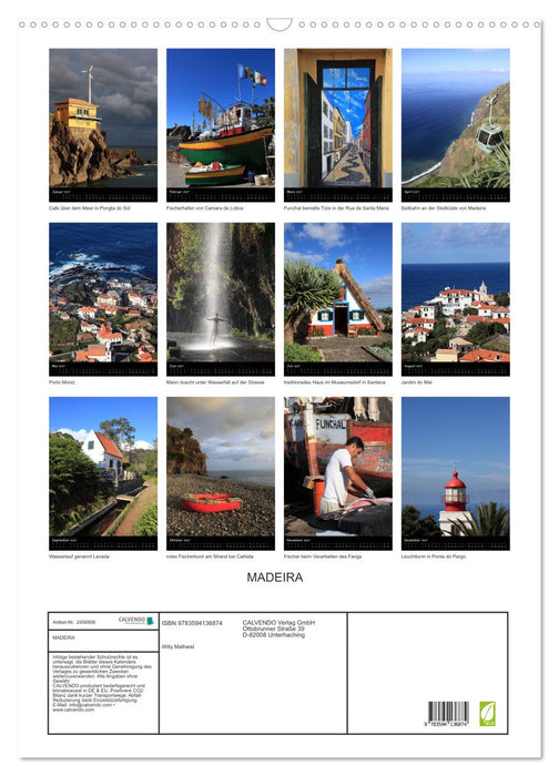 MADEIRA (CALVENDO Wandkalender 2027)