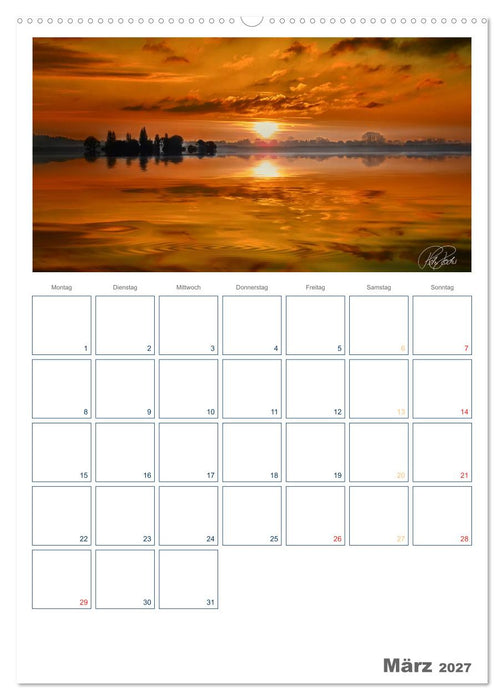 Am Steinhuder Meer / Planer (CALVENDO Premium Wandkalender 2027)