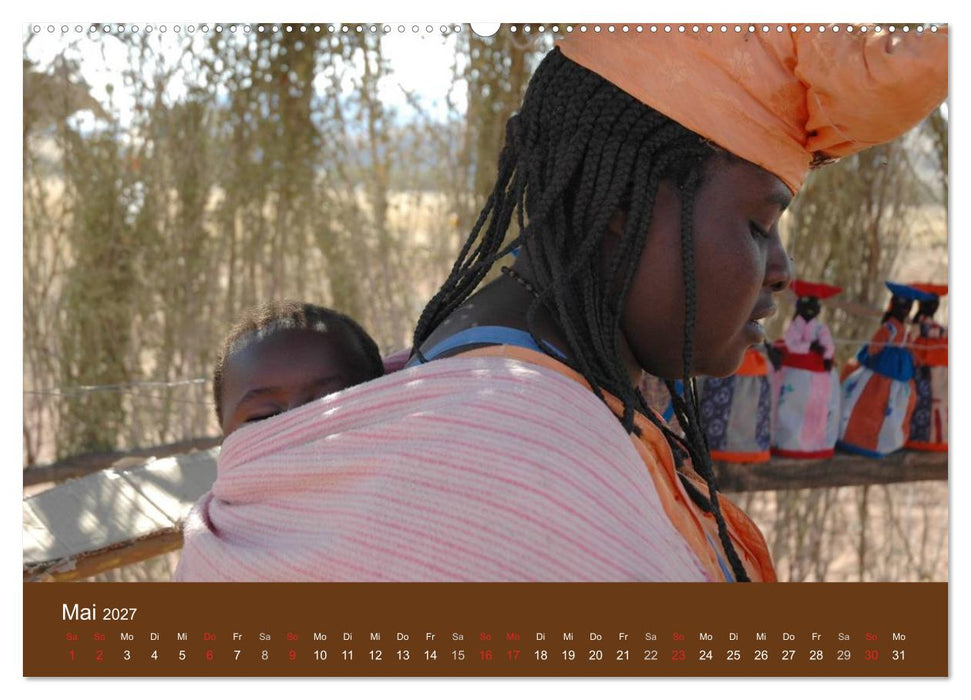 Namibia - faszinierende Menschen und Tiere (CALVENDO Wandkalender 2027)