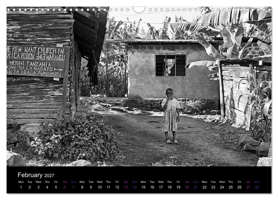 East Africa - Tanzania and Kenya / UK-Version (CALVENDO Monthly Calendar 2027)