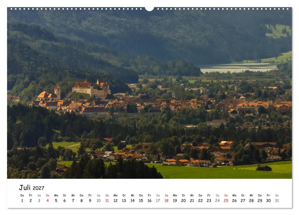 Unterwegs im Allgäu (CALVENDO Premium Wandkalender 2027)