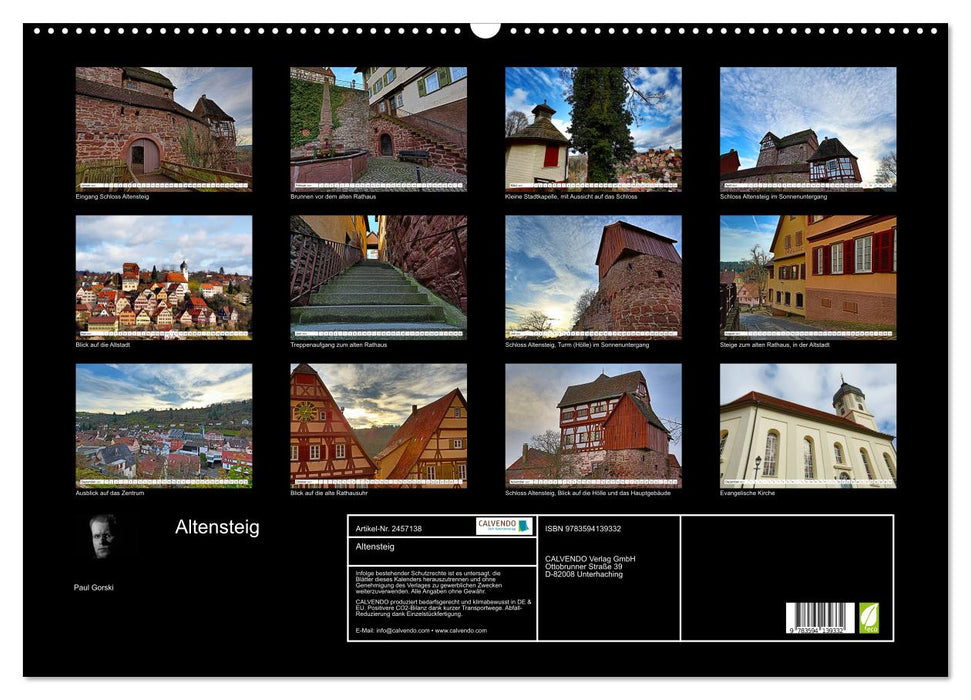 Altensteig (CALVENDO Wandkalender 2027)