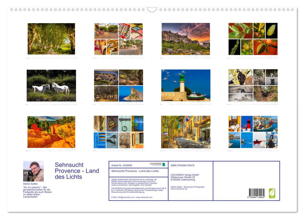 Sehnsucht Provence - Land des Lichts (CALVENDO Wandkalender 2027)