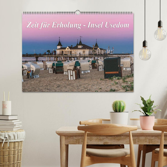 Zeit für Erholung - Insel Usedom / Geburtstagskalender (CALVENDO Wandkalender 2027)