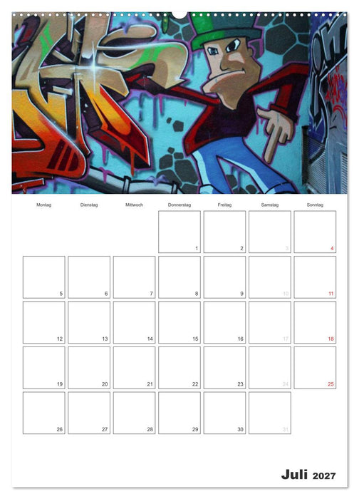 GRAFFITI 2027 / Planer (CALVENDO Premium Wandkalender 2027)