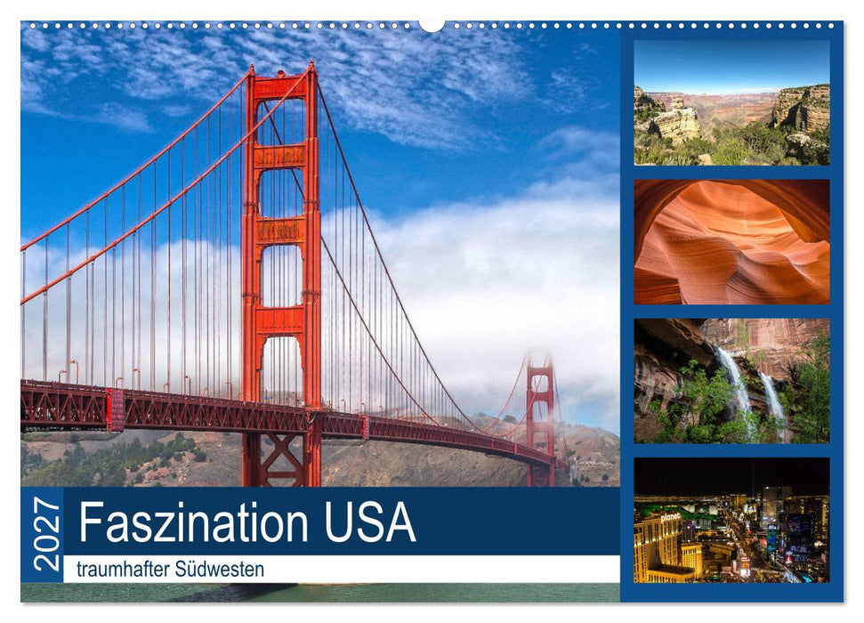 Faszination USA - traumhafter Südwesten (CALVENDO Wandkalender 2027)