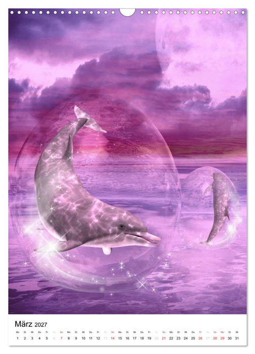Fantasievolle Meerestiere (CALVENDO Wandkalender 2027)