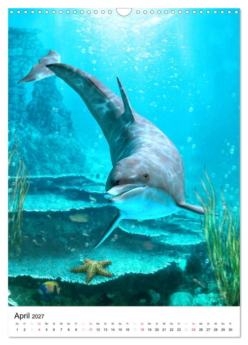 Fantasievolle Meerestiere (CALVENDO Wandkalender 2027)