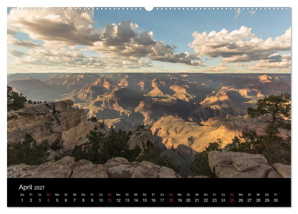 Faszination Grand Canyon / CH-Version (CALVENDO Wandkalender 2027)
