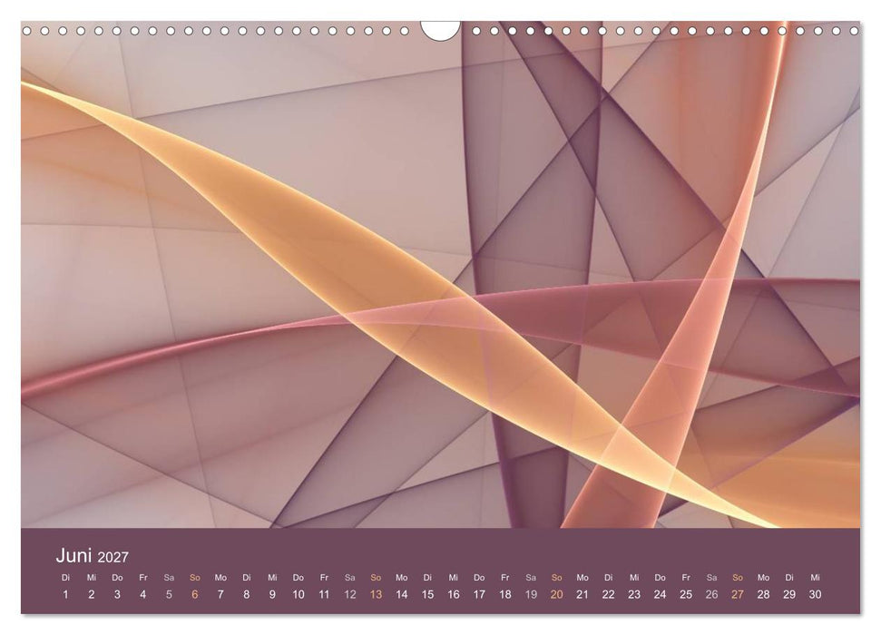 Exklusive Fraktalkunst / AT-Version (CALVENDO Wandkalender 2027)