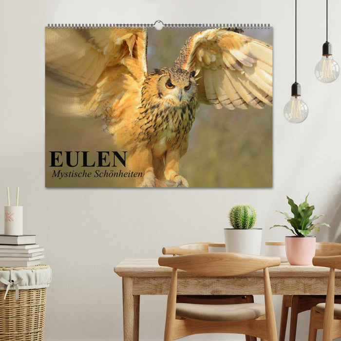 Eulen. Mystische Schönheiten (CALVENDO Wandkalender 2027)