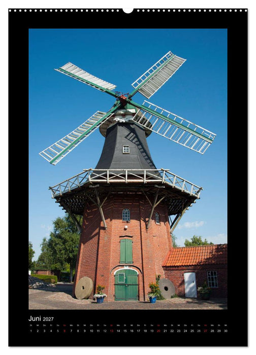 Windmühlen in Deutschland (CALVENDO Premium Wandkalender 2027)