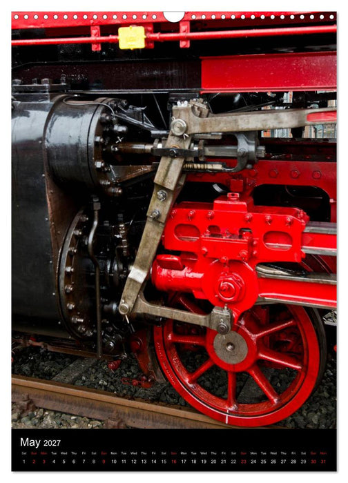 Steam Locomotive 01 150 / UK-Version (CALVENDO Monthly Calendar 2027)