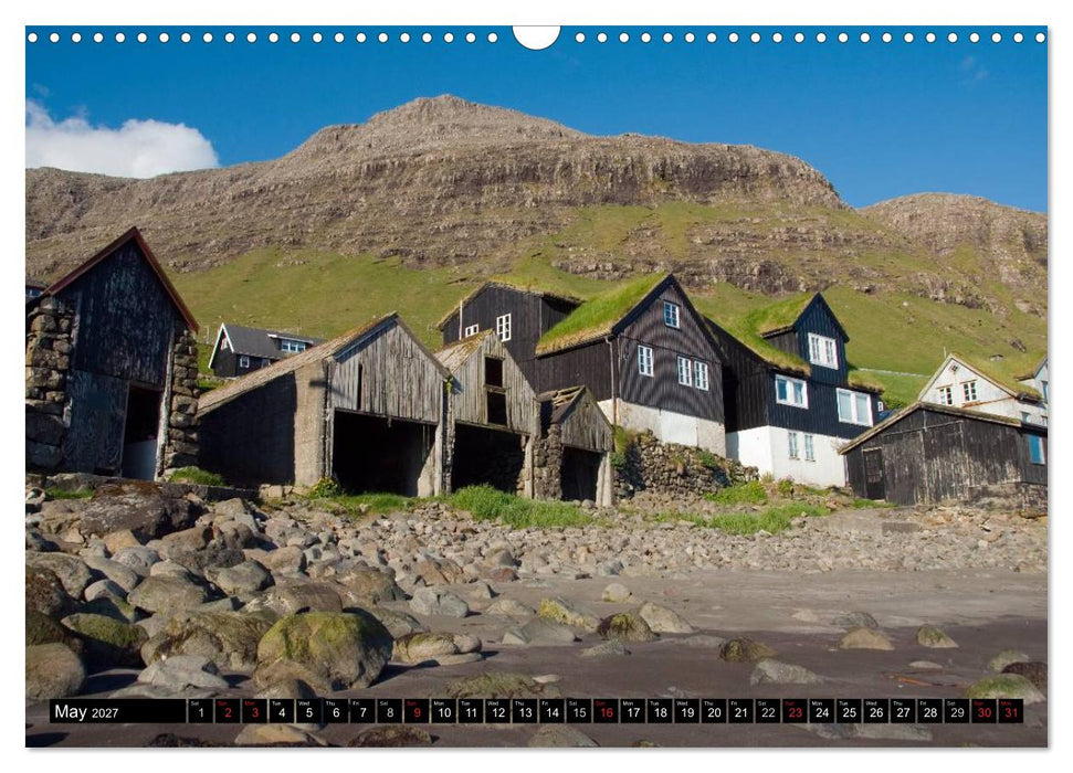 Faroe Islands / UK-Version (CALVENDO Monthly Calendar 2027)