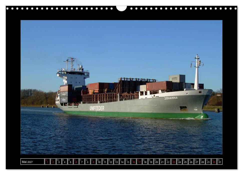 Containerschiffe (CALVENDO Wandkalender 2027)