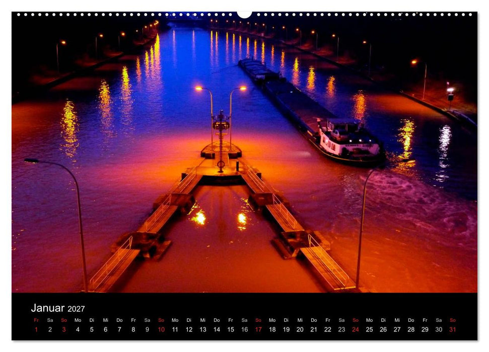 Binnenschiff Ahoi! (CALVENDO Premium Wandkalender 2027)