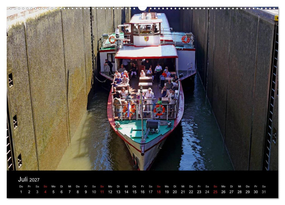 Binnenschiff Ahoi! (CALVENDO Premium Wandkalender 2027)