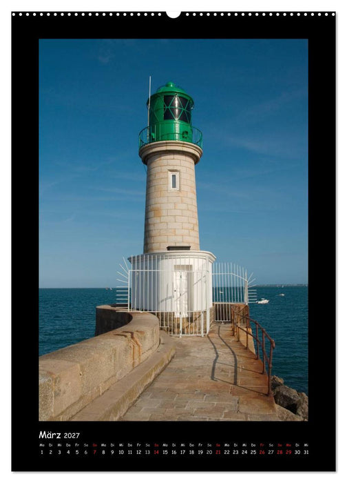 Leuchttürme Frankreich (CALVENDO Premium Wandkalender 2027)