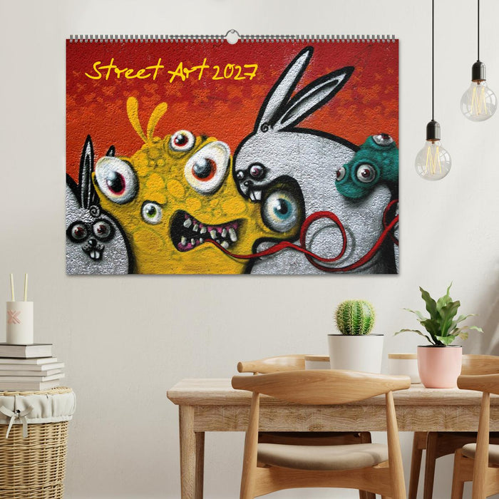 Street-Art 2027 / CH-Version (CALVENDO Wandkalender 2027)