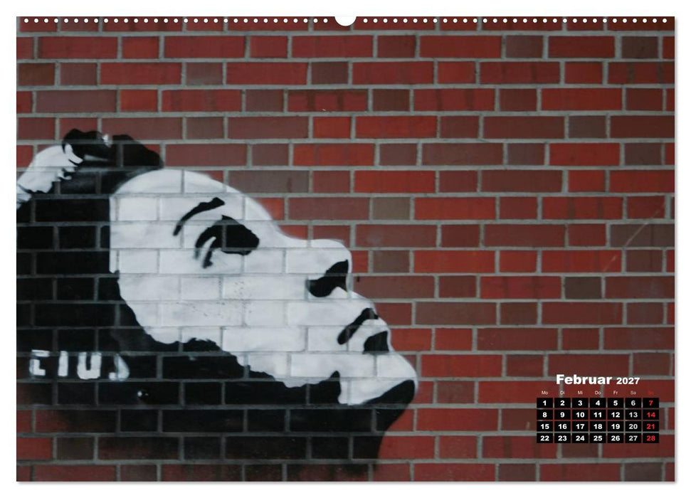 Street-Art 2027 / CH-Version (CALVENDO Wandkalender 2027)