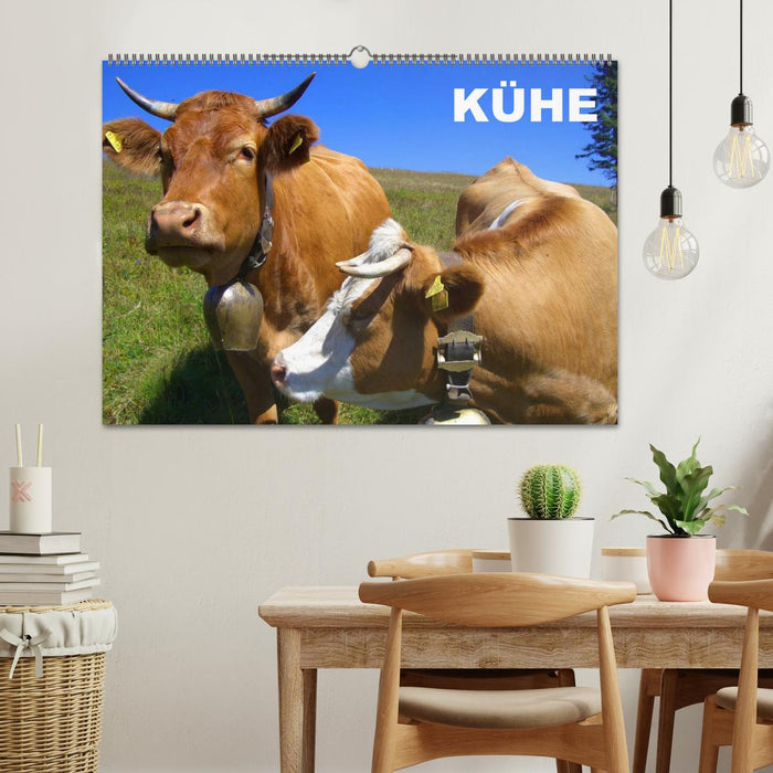 Kühe / Geburtstagskalender (CALVENDO Wandkalender 2027)