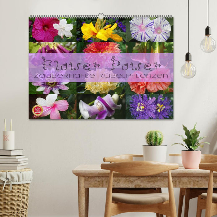 Flower Power - Zauberhafte Kübelpflanzen (CALVENDO Wandkalender 2027)