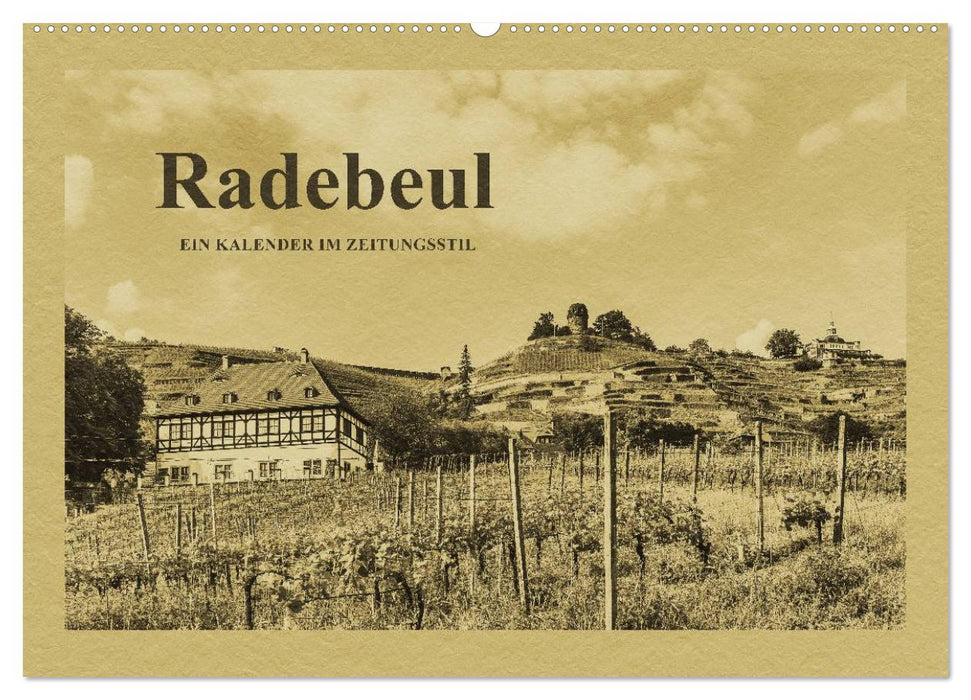 Radebeul - Ein Kalender im Zeitungsstil (CALVENDO Wandkalender 2027)
