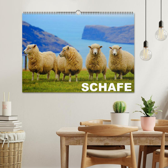 Schafe / Geburtstagskalender (CALVENDO Wandkalender 2027)
