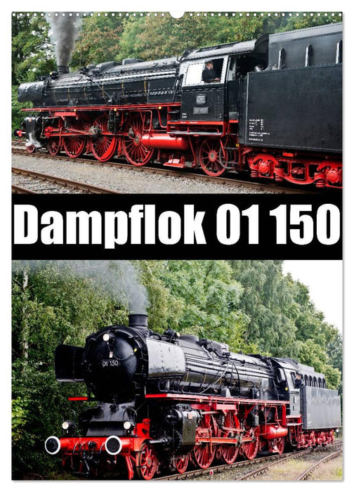 Dampflok 01 150 / CH-Version (CALVENDO Wandkalender 2027)