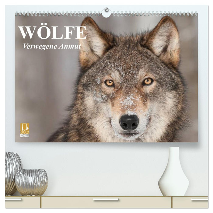 Wölfe. Verwegene Anmut (CALVENDO Premium Wandkalender 2027)
