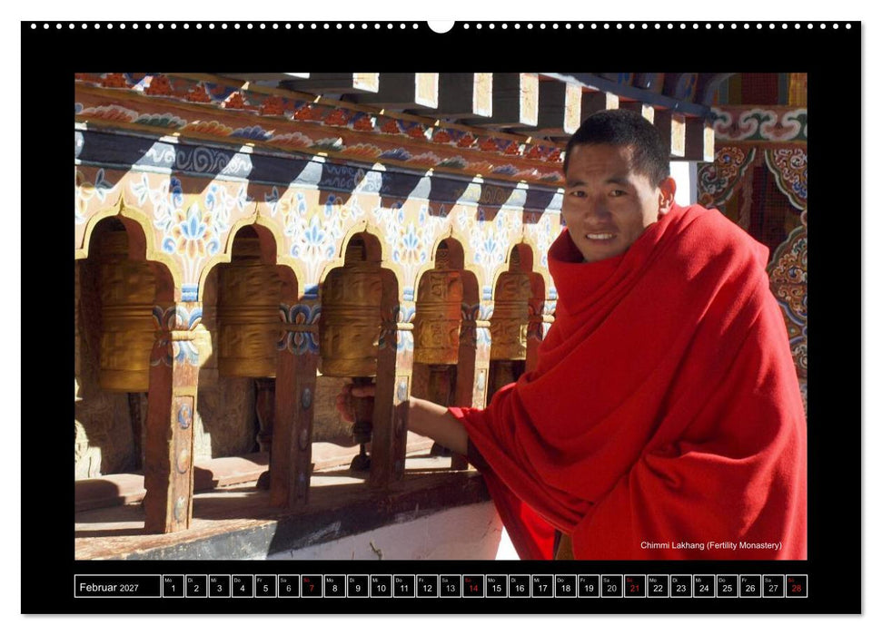 Bhutan Druk Yul 2027 (CALVENDO Wandkalender 2027)