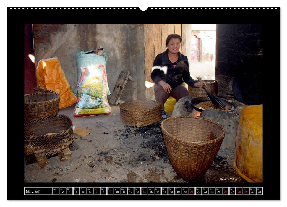 Bhutan Druk Yul 2027 (CALVENDO Wandkalender 2027)