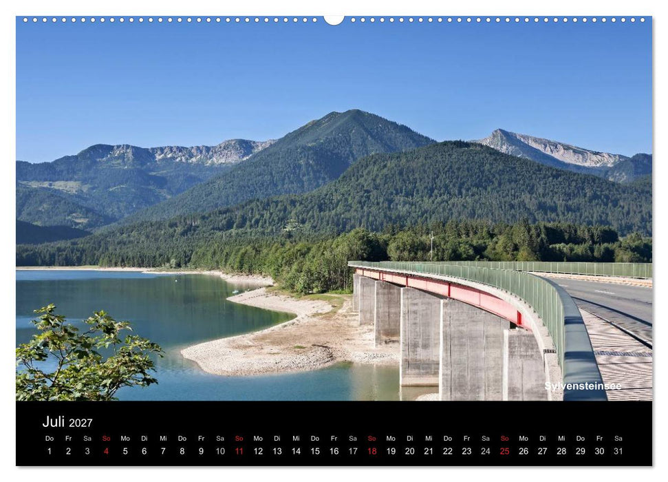 Oberbayerische Seen (CALVENDO Premium Wandkalender 2027)