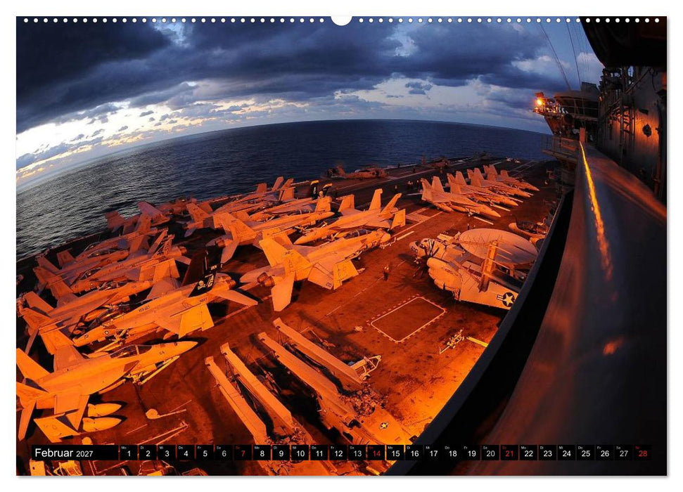 Kriegsschiffe der USA (CALVENDO Premium Wandkalender 2027)