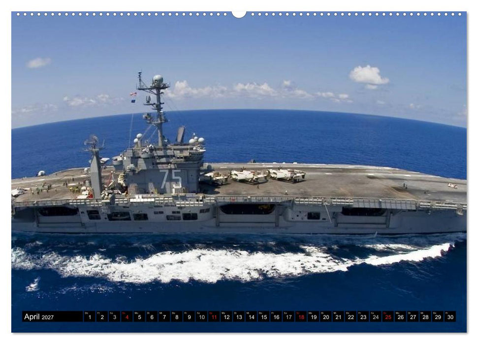 Kriegsschiffe der USA (CALVENDO Premium Wandkalender 2027)