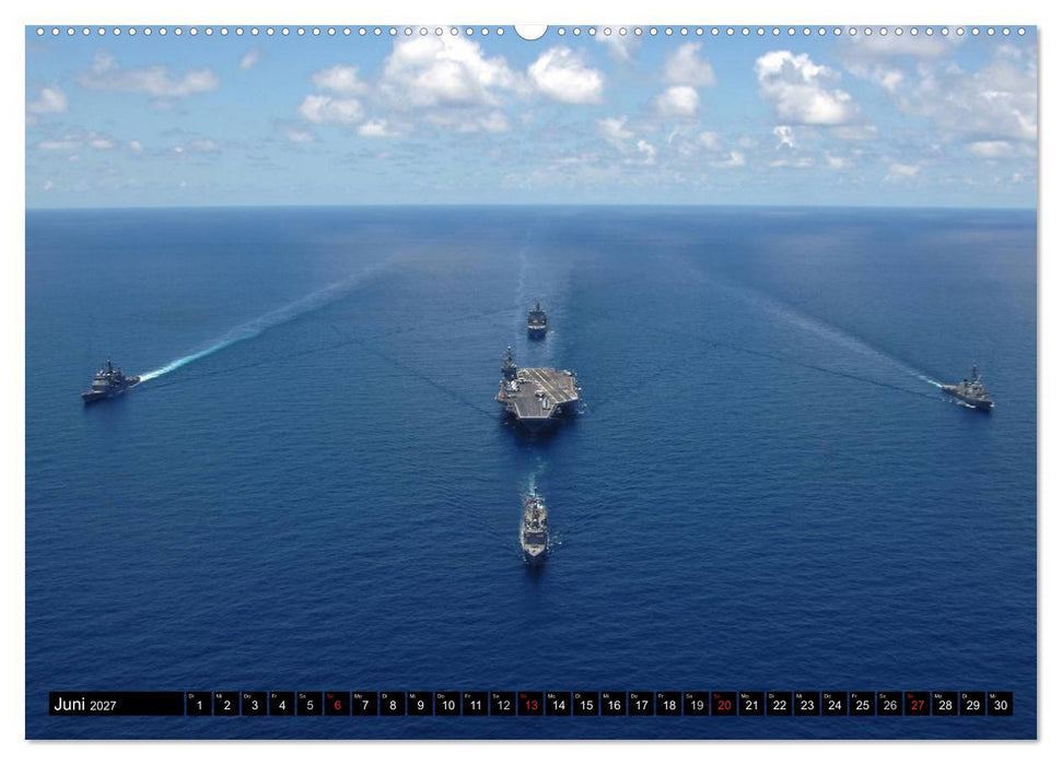 Kriegsschiffe der USA (CALVENDO Premium Wandkalender 2027)
