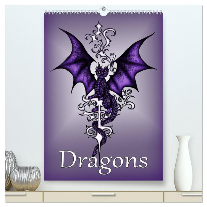 Dragons (CALVENDO Premium-Calendar 2027)