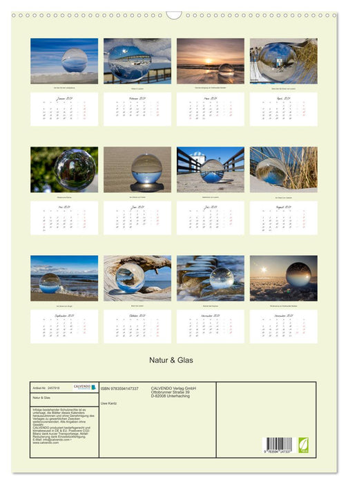 Natur & Glas (CALVENDO Wandkalender 2027)