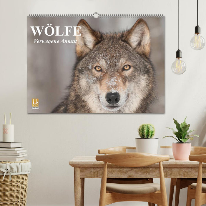 Wölfe. Verwegene Anmut (CALVENDO Wandkalender 2027)