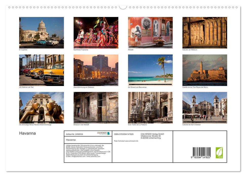 Havanna (CALVENDO Premium Wandkalender 2027)