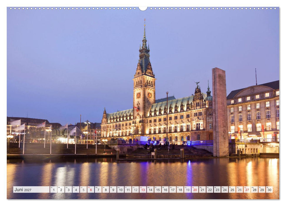 Hansestadt Hamburg (CALVENDO Premium Wandkalender 2027)