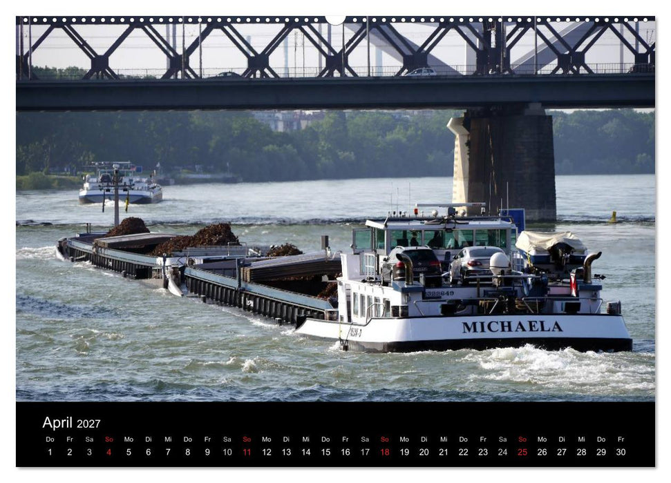 Binnenschiff Ahoi! (CALVENDO Wandkalender 2027)