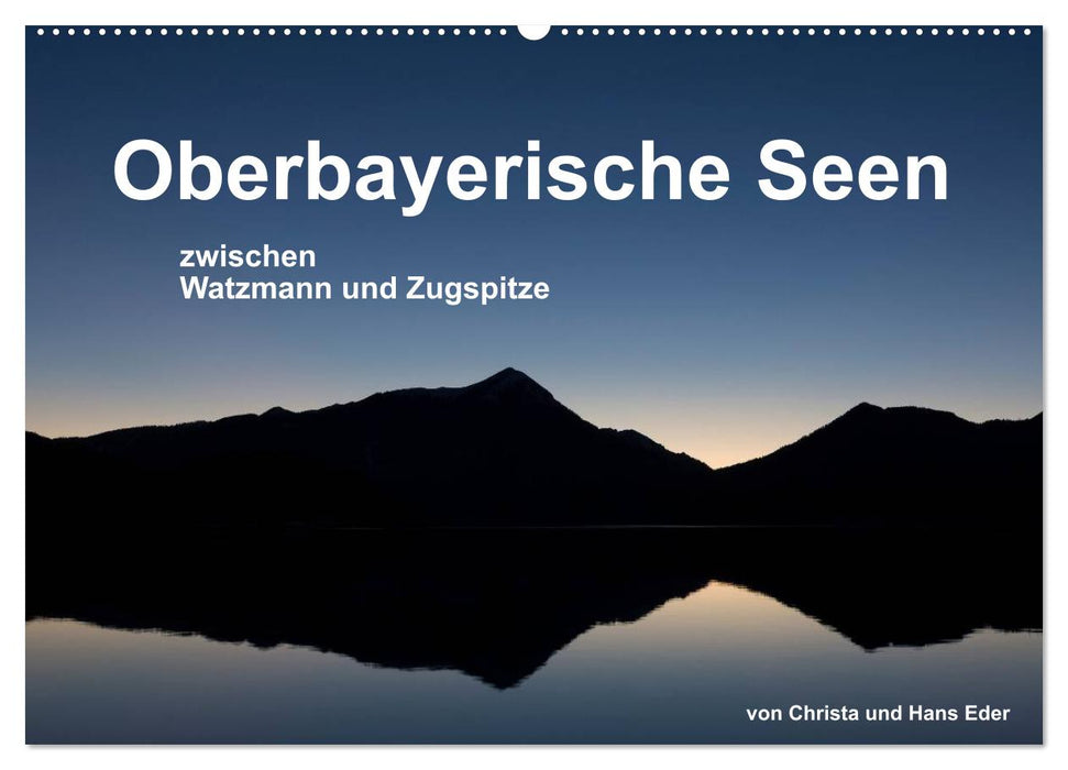 Oberbayerische Seen (CALVENDO Wandkalender 2027)