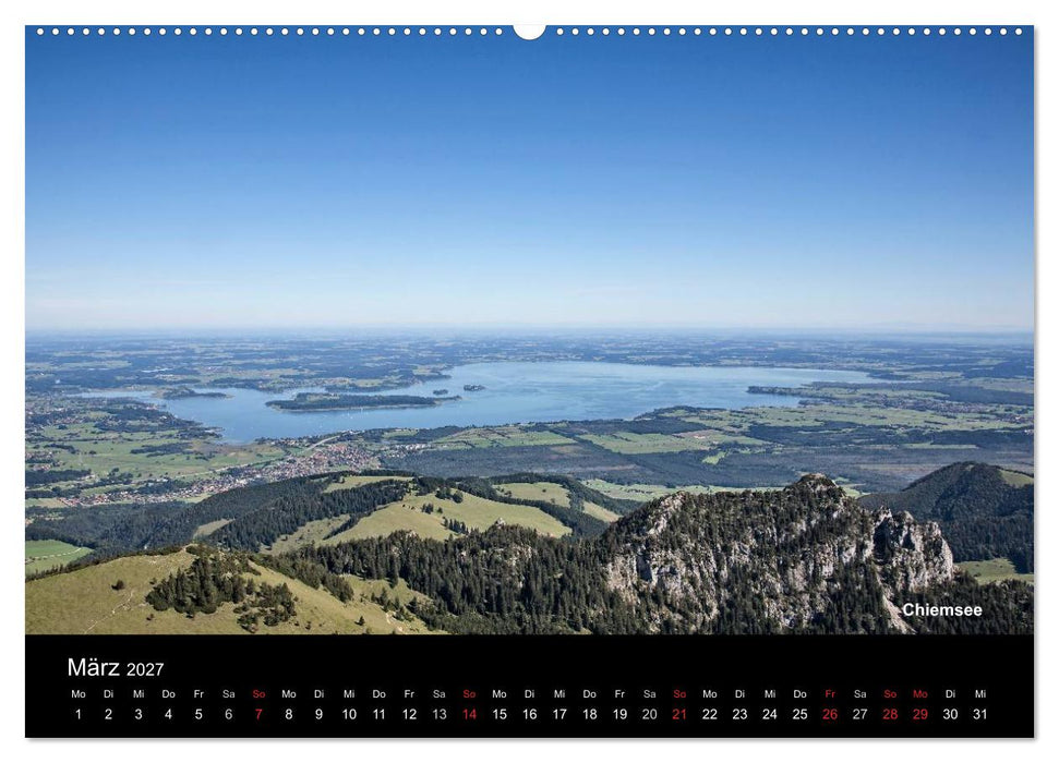 Oberbayerische Seen (CALVENDO Wandkalender 2027)