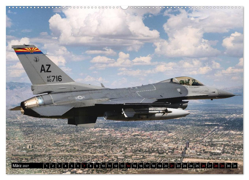 Kampfflugzeuge USA (CALVENDO Wandkalender 2027)