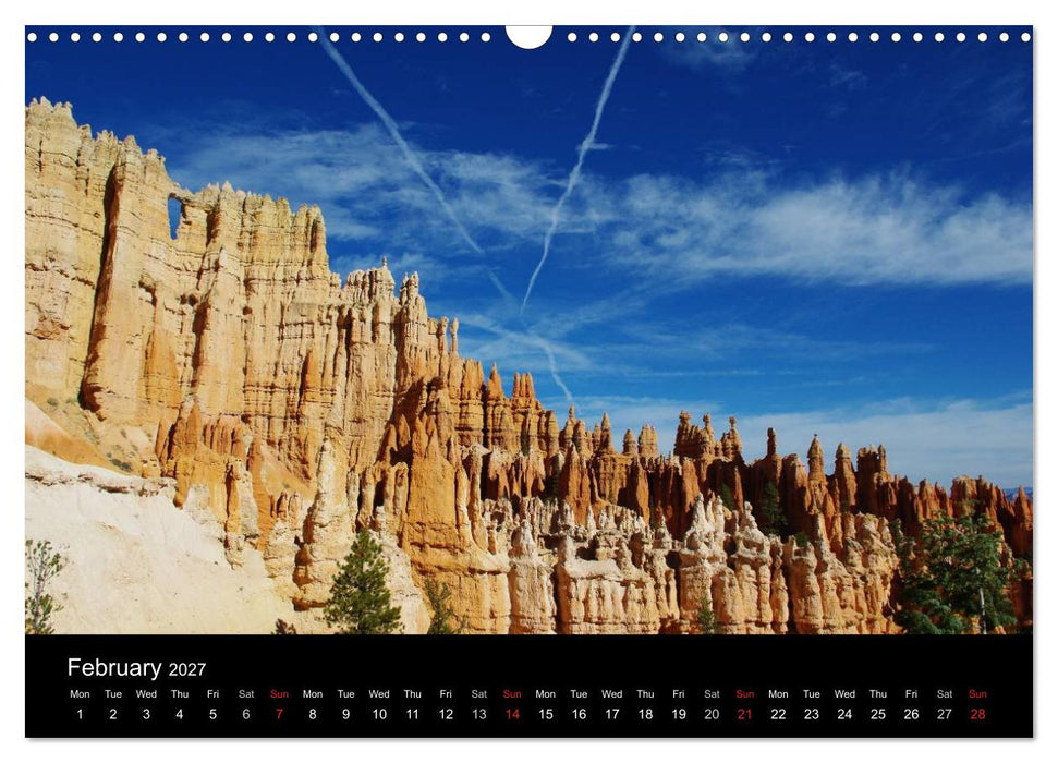 Spectacular Utah / UK-Version (CALVENDO Monthly Calendar 2027)