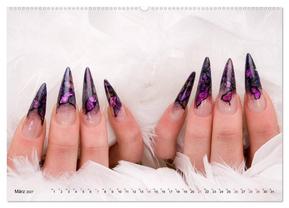 Vergängliche Kunst - Nailart Episode 1 (CALVENDO Premium Wandkalender 2027)