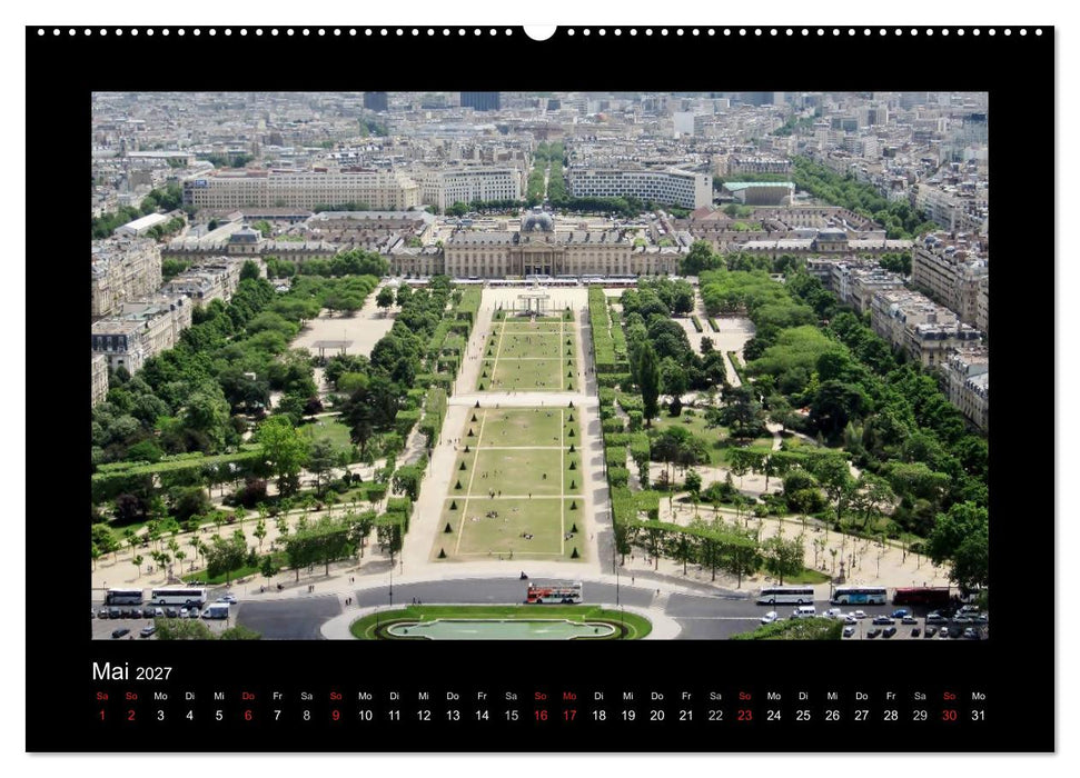 Paris von oben (CALVENDO Wandkalender 2027)