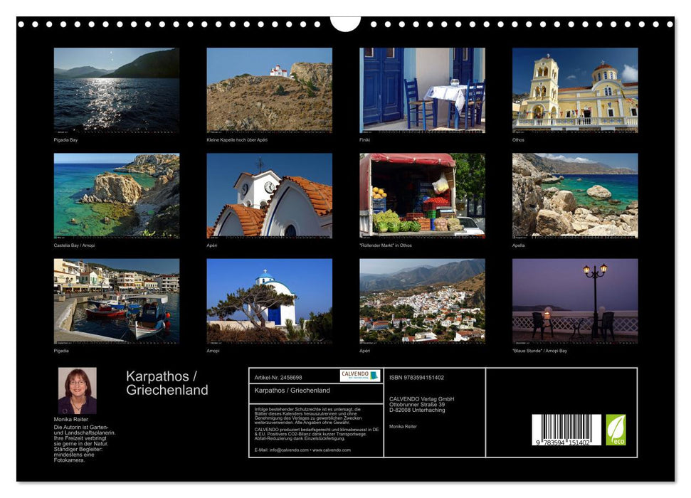 Karpathos / Griechenland (CALVENDO Wandkalender 2027)