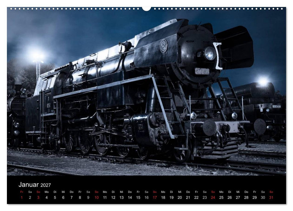 Lokomotiven 2027 (CALVENDO Premium Wandkalender 2027)